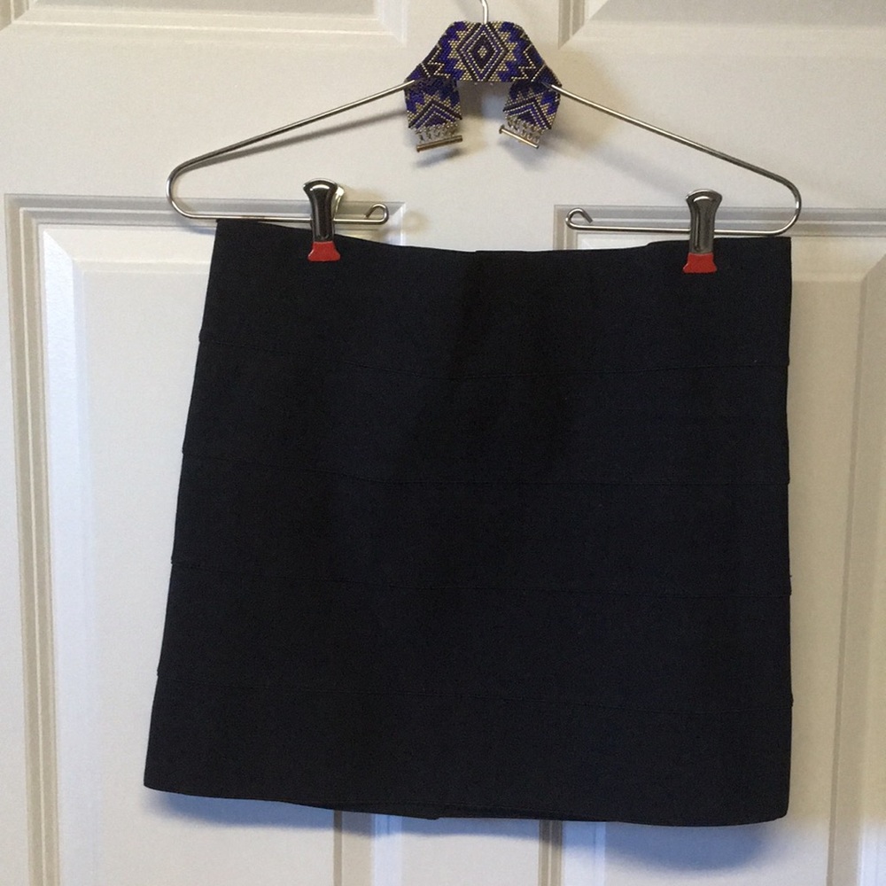 Black bandage skirt similar to Herve Leger